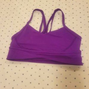 Lululemon Purple Long line sports bra size 6